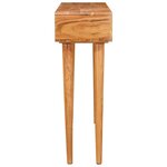 vidaXL Table console Marron 110 x 30 x 80 cm Bois d'Acacia Massif