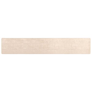 vidaXL Coureur de Tapis MARSA Crème 100 x 400 cm Polyester et PVC