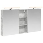 vidaXL Ensemble de Meubles de Salle de Bain 3 Pièces 130 x 14 5 x 70 cm