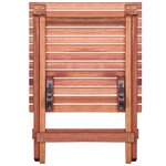 vidaXL Ensemble de bistro 3 Pièces pour enfants Bois d'eucalyptus solide