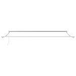 vidaXL Auvent manuel rétractable bordeaux 500x300 cm