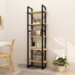 vidaXL Bibliothèque à 5 niveaux 60x30x175 cm Bois de pin