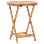 vidaXL Ensemble de bistro 3 Pièces blanc crème tissu et bois massif