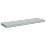 vidaXL Étagères murales flottantes 2 Pièces gris béton 80x23 5x3 8 cm MDF