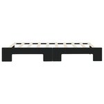 vidaXL Lit de jour avec lit gigogne noir 90x190 cm velours