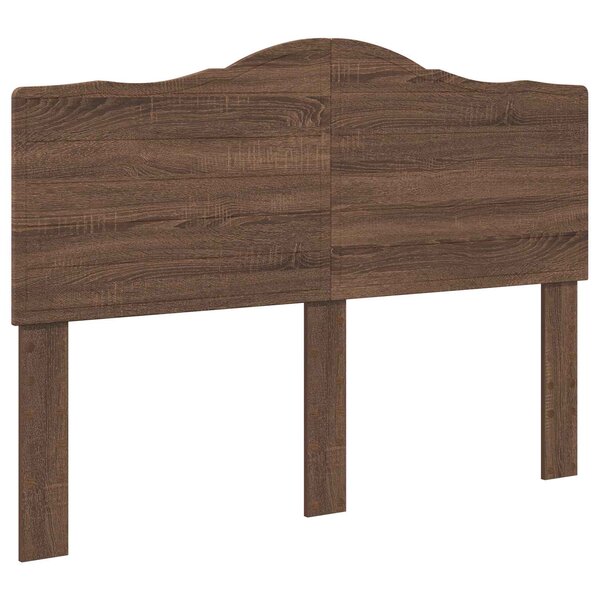 vidaXL Tête de lit Chêne brun 140 cm Bois d'ingénierie
