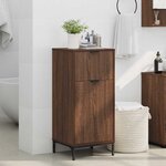vidaXL Cabinet de salle de bain Chêne marron 39.5 x 36 x 88 cm