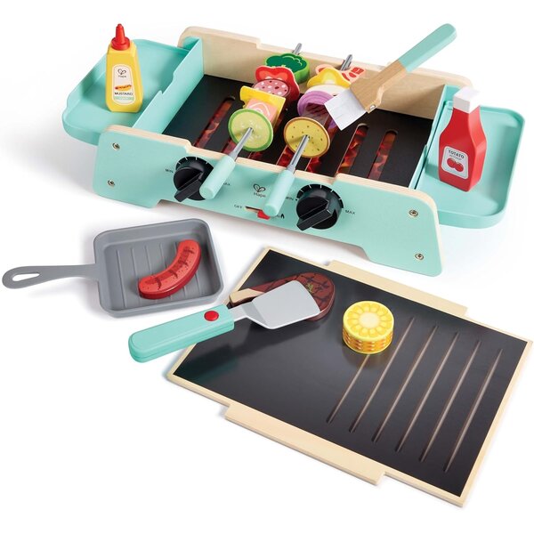 Hape E3214 - Set de barbecue et plancha