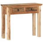 vidaXL Table console 90 5x30x75 cm Bois d'acacia et de récupération