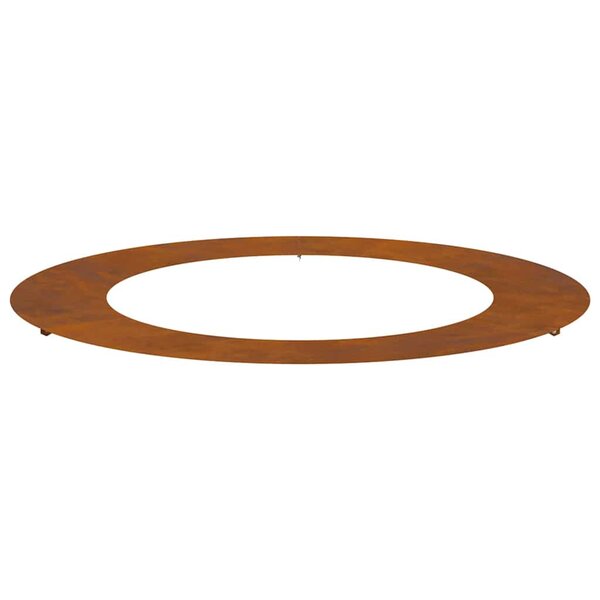 vidaXL Anneau d'arbre plat Marron Ø60 / 90 cm