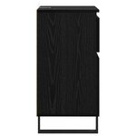 vidaXL Buffet avec tiroir Chêne noir 35 x 40 x 70 cm Bois d'ingénierie