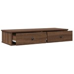 vidaXL Étagère murale avec tiroirs chêne marron bois d'ingénierie