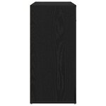 vidaXL Buffet avec tiroir Chêne noir 80 x 33 x 70 cm Bois d'ingénierie