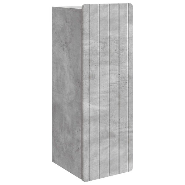 vidaXL Armoire Murale Gris béton 33 x 34 5 x 94 cm Bois d'ingénierie