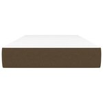 vidaXL Matelas de lit à ressorts ensachés fermeté moyenne Marron foncé 90x190x20 cm