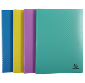 Protège-documents En Polypropylène Rigide Forever Young 100 Vues - A4 - Couleurs Assorties - X 12 - Exacompta