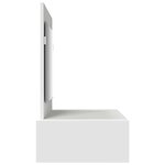 vidaXL Table de Toilette Blanc 100 x 40 x 70 cm Bois d'ingénierie