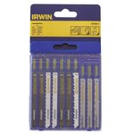 Set de 10 lames de scies sauteuses de irwin 10505817