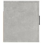 vidaXL Meuble TV mural Gris béton 100x34 5x40 cm