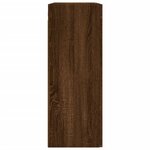 vidaXL Armoires murales 2 Pièces chêne marron bois d'ingénierie