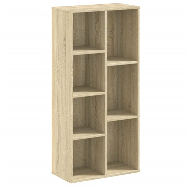 vidaXL Bibliothèque chêne sonoma 50x25x105 cm bois d'ingénierie