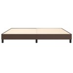 vidaXL Cadre de lit sans matelas marron 200x200 cm similicuir