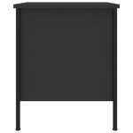 vidaXL Tables de chevet 2 Pièces noir 40x42x50 cm bois d’ingénierie