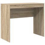 vidaXL Bureau d'écriture Chêne Sonoma Bois d'ingénierie 90 x 40 x 76 cm
