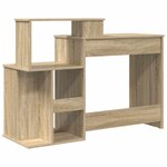 vidaXL Bureau Chêne Sonoma 120 5 x 44 x 88 5 cm Bois d'ingénierie