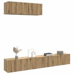 vidaXL Meubles TV muraux 3 Pièces chêne artisanal 100x30x30 cm