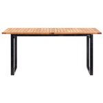 vidaXL Mobilier d'extérieur 7 Pièces résine tressée et bois d'acacia gris