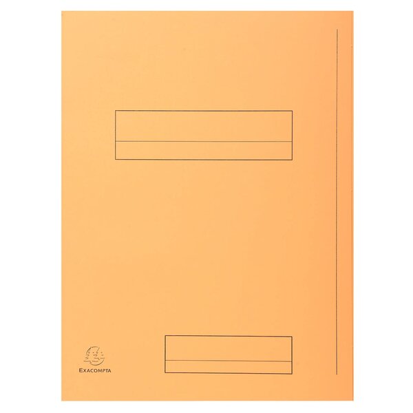 Paquet De 50 Chemises Imprimées 2 Rabats Super 210 - 24x32cm - Bulle - X 5 - Exacompta