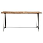 vidaXL Table à manger 160x80x75 cm bois de manguier massif