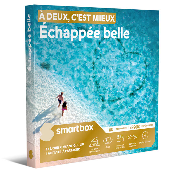 SMARTBOX - Coffret Cadeau À deux  c'est mieux - Échappée belle -  Multi-thèmes