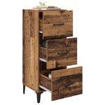 vidaXL Buffet Bois Ancien 34 5 x 34 x 90 cm Bois d'ingénierie