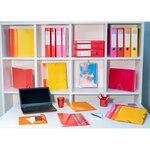 Chemise 3 rabats élastiques Max Capacité IDERAMA Carte pelliculée 425g Jaune EXACOMPTA