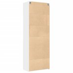 vidaXL Armoire de rangement blanc 80x42 5x225 cm bois d'ingénierie