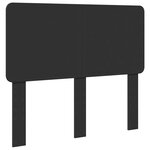 vidaXL Tête de lit Chêne noir 135 cm Bois d'ingénierie