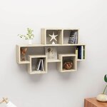 vidaXL Étagère murale forme d'auto Chêne sonoma Bois d’ingénierie
