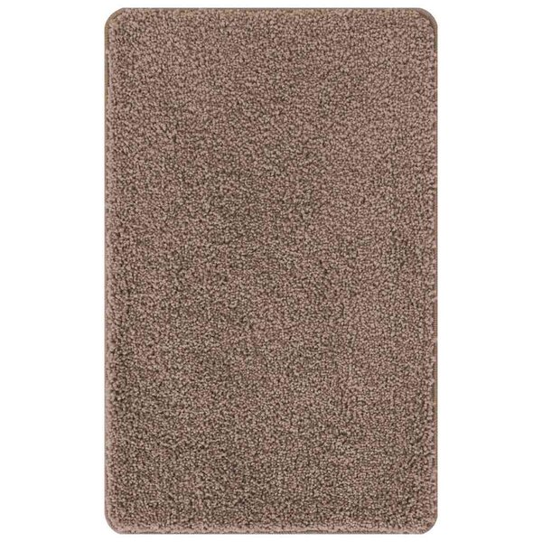 vidaXL Tapis de bain antidérapant Marron 50 x 80 cm PP