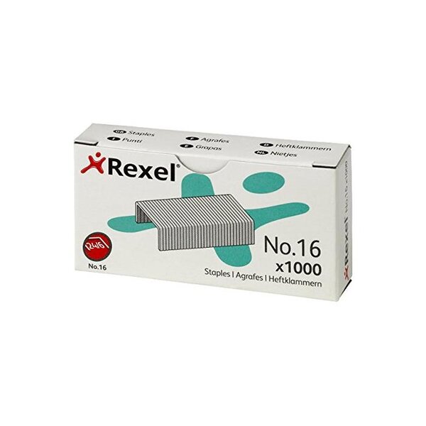 Boite de 1000 Agrafes No16 24/6 REXEL