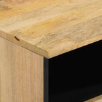 vidaXL Tables de chevet 2 Pièces 40x33x46 cm Bois de manguier solide