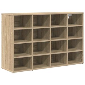 vidaXL Cabinet à chaussures avec étagère Chêne sonoma 103 x 30 x 67 cm