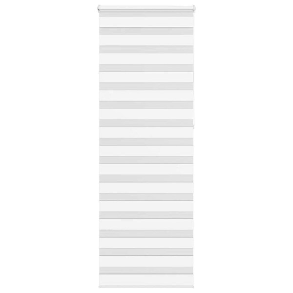 vidaXL Store zèbre blanc 70x230 cm largeur du tissu 65 9 cm polyester