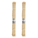2 rouleaux de cannage en rotin - tressage large 40 x 50 cm