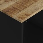 vidaXL Table basse 40x31x46 cm Bois de manguier solide et d'ingénierie