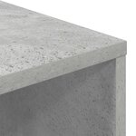vidaXL Buffet Gris béton 73 5 x 24 x 69 5 cm