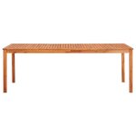vidaXL Ensemble à manger de jardin 9 Pièces avec coussins Acacia solide