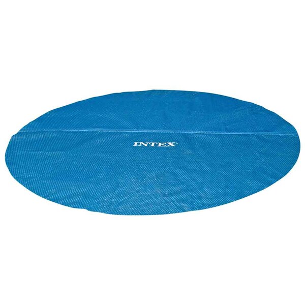 Intex Couverture solaire de piscine Bleu 206 cm Polyéthylène