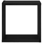 vidaXL Étagères murales Chêne noir Bois d'ingénierie 26 x 15 x 26 cm